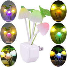 LED Mushroom Night Lights Sensor Dusk to Dawn Sensor Night Lights