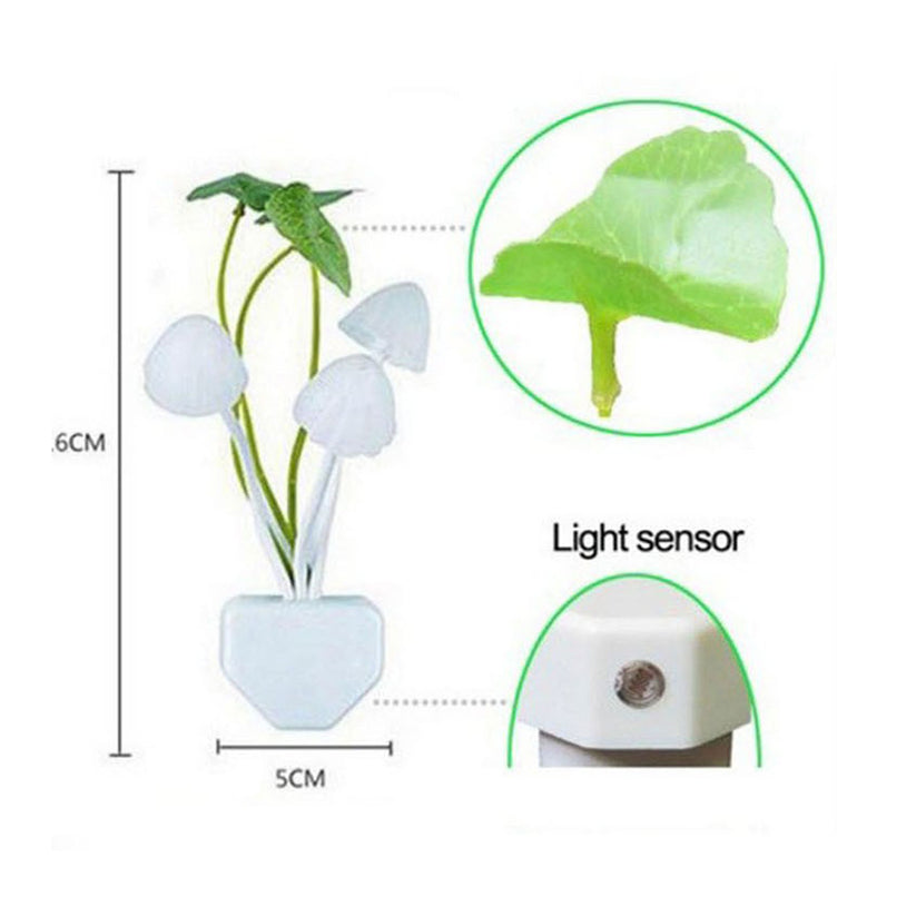 LED Mushroom Night Lights Sensor Dusk to Dawn Sensor Night Lights